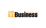 Logo for "in Business Greater Phoenix" with "in" in orange and "Business" in black bold text.
