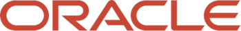 The image shows the word "Oracle" in bold red capital letters on a transparent background.