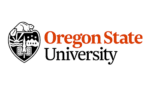 Oregon State University logo with an orange and black color scheme and a crest featuring a beaver and various symbols.