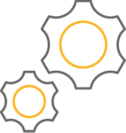 Icon of gears